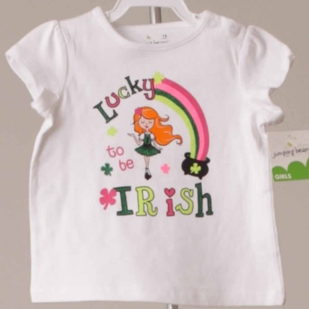 JUMPING BEANS - LUCKY TO BE IRISH (NWT) - Picture 2 of 2